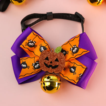 Halloween Pumpkin Bow Tie