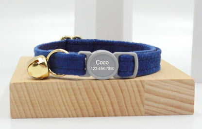 Fashion velvet Collar And Bell