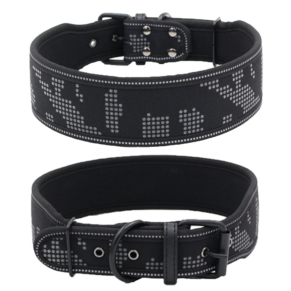 Camo Reflective  Dog Collar