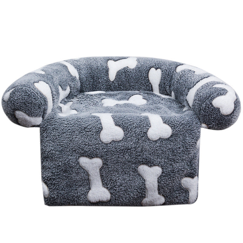 Plush Sofa Blanket Pet Bed