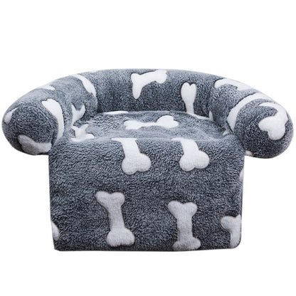 Plush Sofa Blanket Pet Bed
