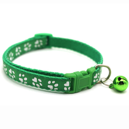 Paw Print Cat Collar