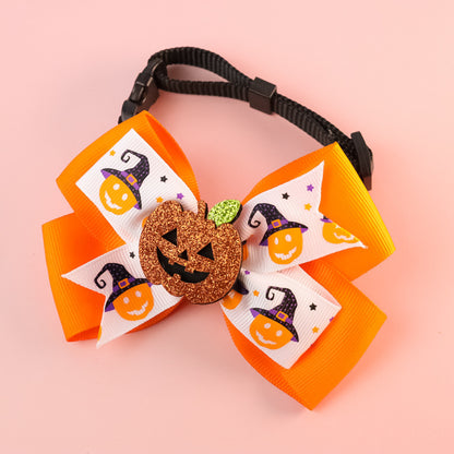 Halloween Pumpkin Bow Tie