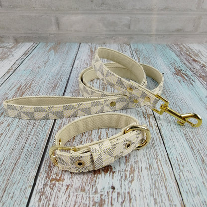 Luxury Dog Collar And Leash Set