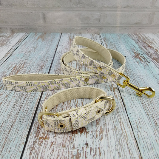 Luxury Dog Collar And Leash Set