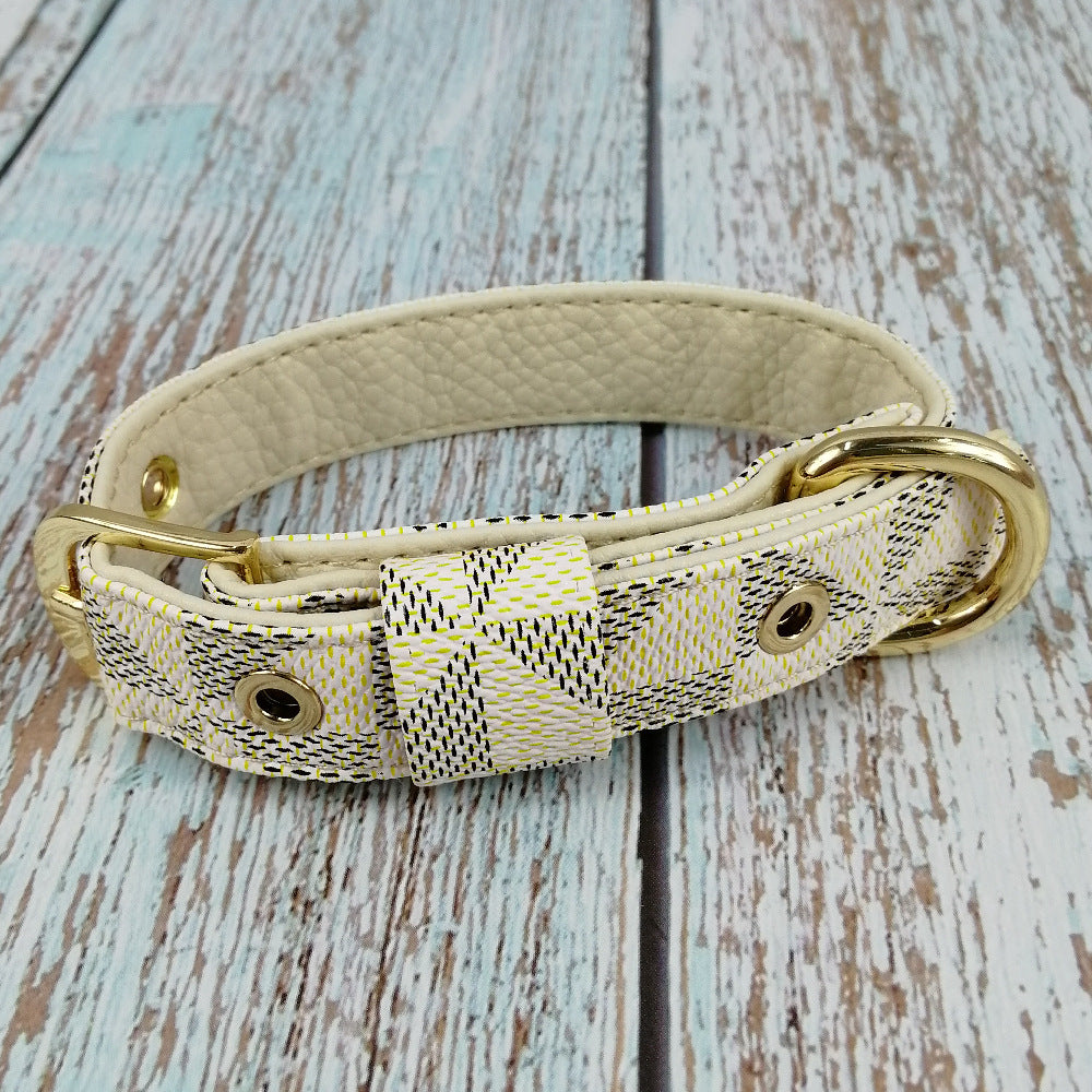 Luxury Dog Collar And Leash Set